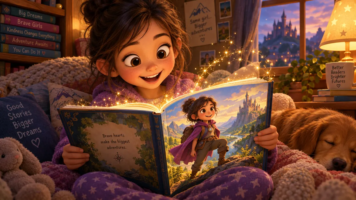 Why seeing their own name in a story stays with kids forever